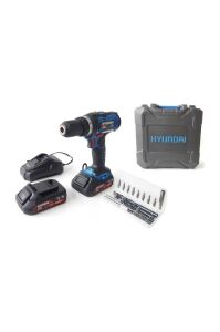 Hyundai Akülü Taşlama 20V Aküsüz + 20V Li ion Vidalama Çift Akülü