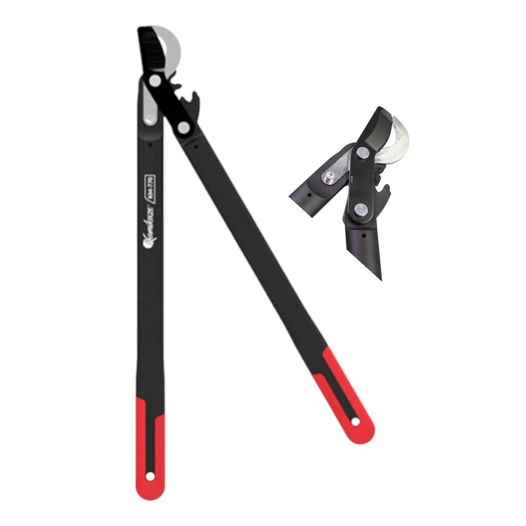 Kamikaze KM-770 İki Ellik Dal Budama Makası – 72 cm, 50 mm Kesim Kapasitesi, Dişli Sistemli Bypass Kesim, Profesyonel