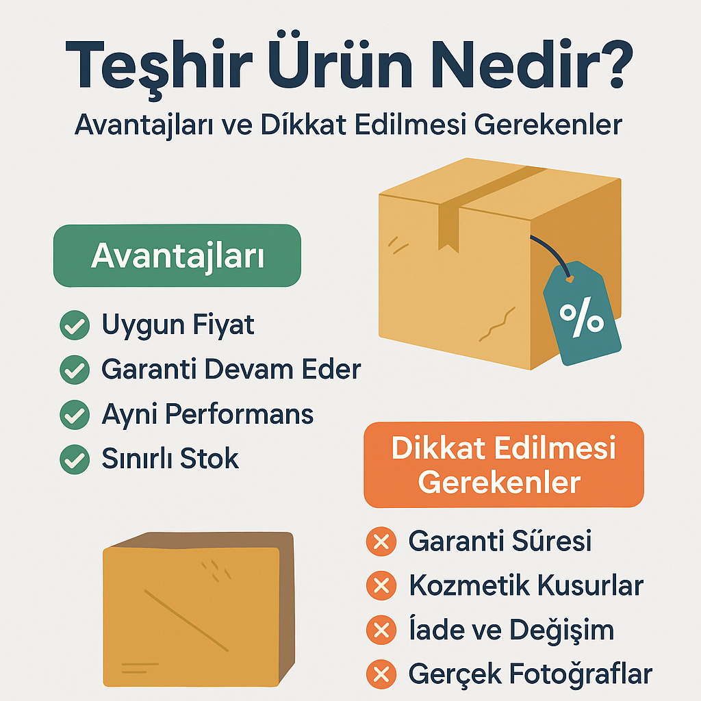 Teşhir Ürün Nedir? Avantajları ve Dikkat Edilmesi Gerekenler