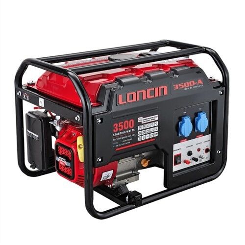 Loncin 3500AS Benzinli İpli Monofaze Jeneratör 3,8 kVA