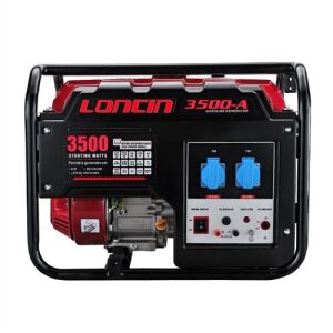 Loncin 3500AS Benzinli İpli Monofaze Jeneratör 3,8 kVA
