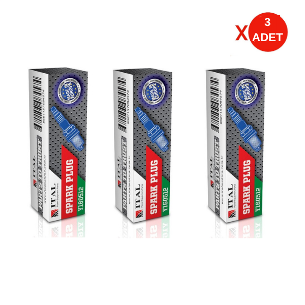 Ital Rezistanslı Kesim Motoru Bujisi 3 Adet Set – Universal Uyumlu