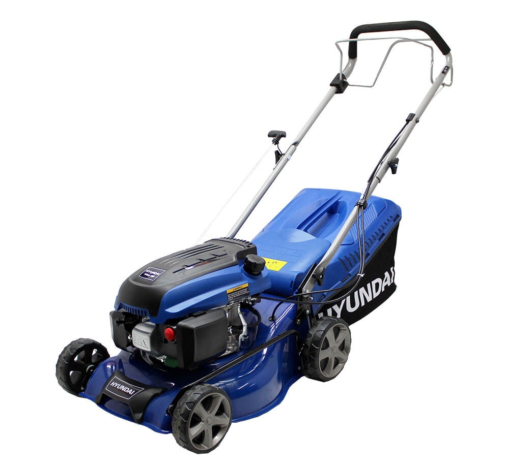 Hyundai HYM430SP 145cc Benzinli Şanzımanlı Çim Biçme Makinesi – 42 cm Kesim Genişliği, Kendinden Tahrikli Sistem