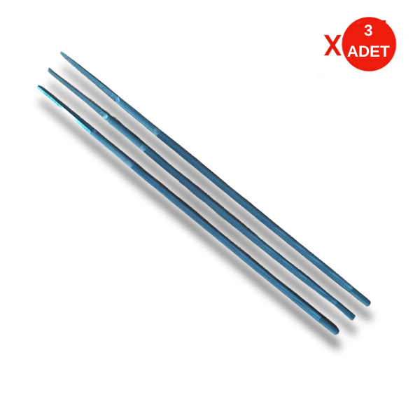 Iridium 3/16 4,8mm Motorlu Testere Zincir Bileme Eğesi 3 Adet