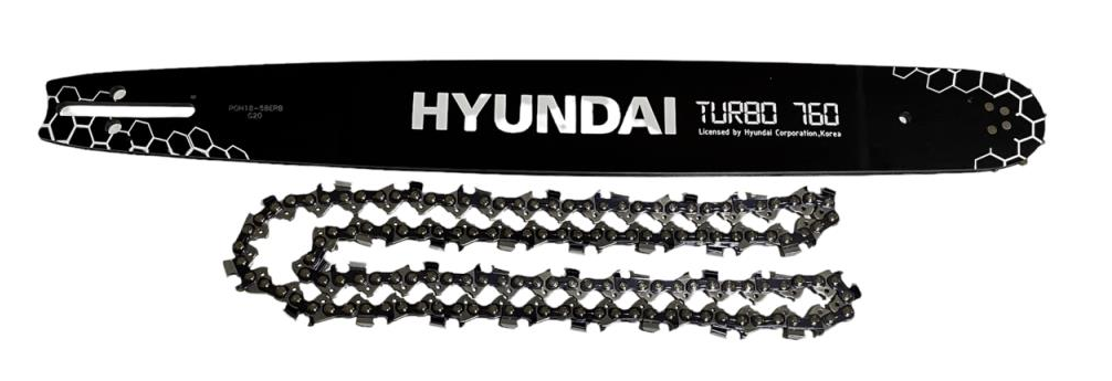 Kılavuz + Zincir Set Hyundai 34 Diş.3/8'' Turbo 760/H859
