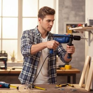 Hyundai HP710 Darbeli Matkap 710W | 13 mm Mandren | Karton Kutulu | Beton Ahşap Metal