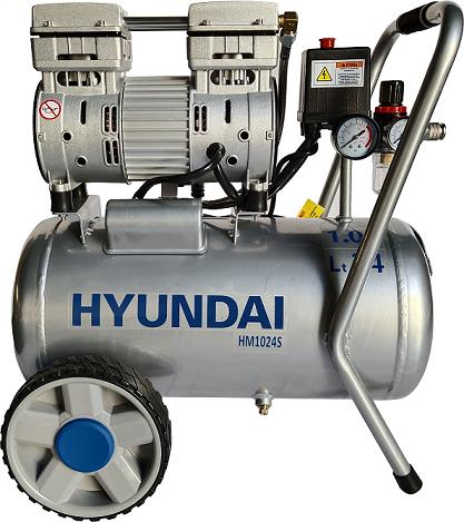 Hyundai HM1024S Sessiz & Yağsız Hava Kompresörü 750W 24 Lt