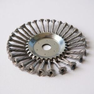 VETA Tırpan Başlığı Telli Fırça 8 İnç | Ot Çalı Yosun Temizleme | Çelik Tel Fırça