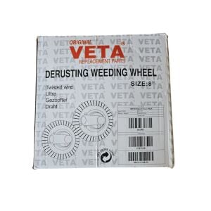 VETA Tırpan Başlığı Telli Fırça 8 İnç | Ot Çalı Yosun Temizleme | Çelik Tel Fırça