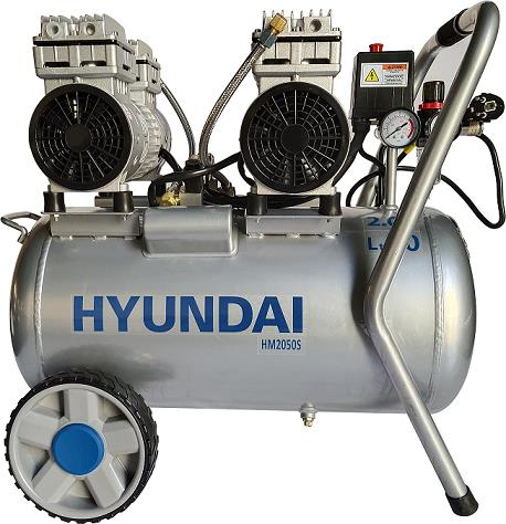 Hyundai HM2050S Sessiz & Yağsız Hava Kompresörü 1500W 50 Lt