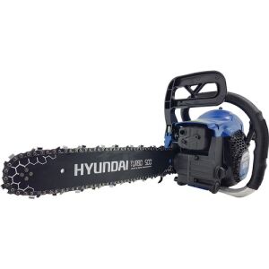 Hyundai Turbo 500 Motorlu Testere – 40 cm Pala, Magnezyum Karterli, 2 HP Benzinli Ağaç Kesme Testeresi