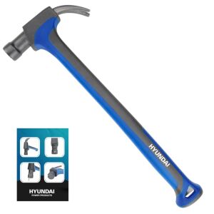 Hyundai 51155 Çatal Çekiç Fiberglass 39 cm 650 g – Dövme Karbon Çelik, Kaymaz Sap