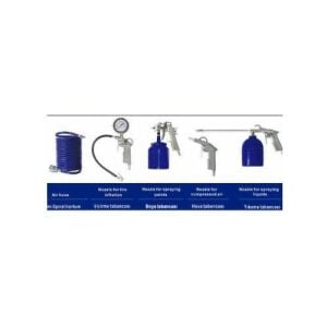 Hyundai 5 Parça Hava Kompresörü Aksesuar Seti – Çok Amaçlı ve Pratik Kullanım