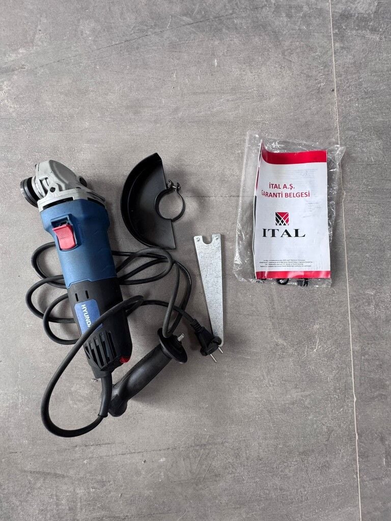 Hyundai HG1205X Avuç Taşlama Makinesi – 1200 W | 125 mm Teşhir Ürünü