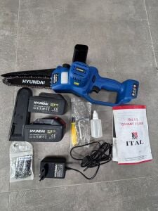 Hyundai HCS214A Akülü Budama Testeresi 21V 4Ah – 170 mm Kesim, 2 Akü + 2 Zincir Teşhir Ürün