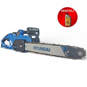 Hyundai HYC200 2000W Elektrikli Ağaç Kesme Testere 45 cm + 1 L Zincir Yağı Hediye
