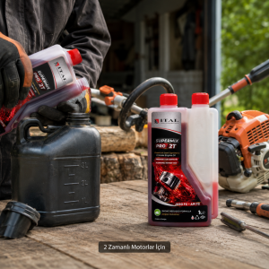 ITAL Supermix Pro 2T 1 Litre Ölçekli Yarı Sentetik 2 Zamanlı Motor Yağı Kırmızı