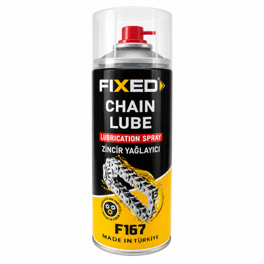 SGS FIXED F167 Zincir Yağlayıcı Sprey 400 ml Motosiklet, Bisiklet, Motorlu Testere Zincir Bakım Yağı
