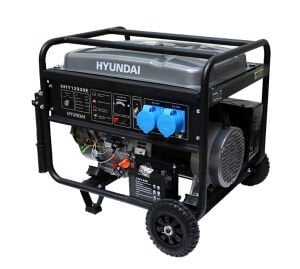 Hyundai HHY12000E Benzinli Jeneratör 10 kW Monofaze Marşlı 27L Bakır Sargı 2x32A
