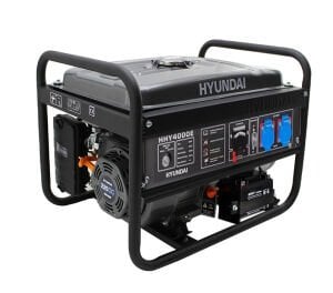 Hyundai HHY4000E Benzinli Jeneratör 4.4 kVA Monofaze 220V Marşlı 15L Bakır Sargı
