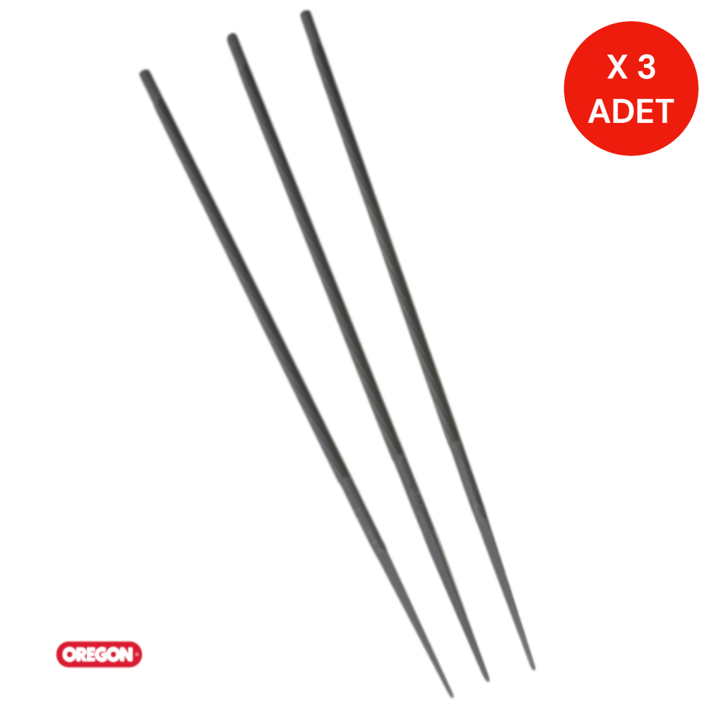 Oregon Zincir Eğesi 7/32” 5.5 mm 3’lü Paket – Motorlu Testere Zincir Bileme Eğesi