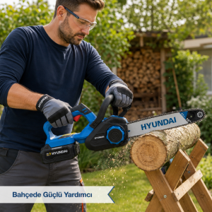 Hyundai HYC402LI 40V Akülü Zincirli Testere 2x4.0Ah Bataryalı 16 İnç 2600W