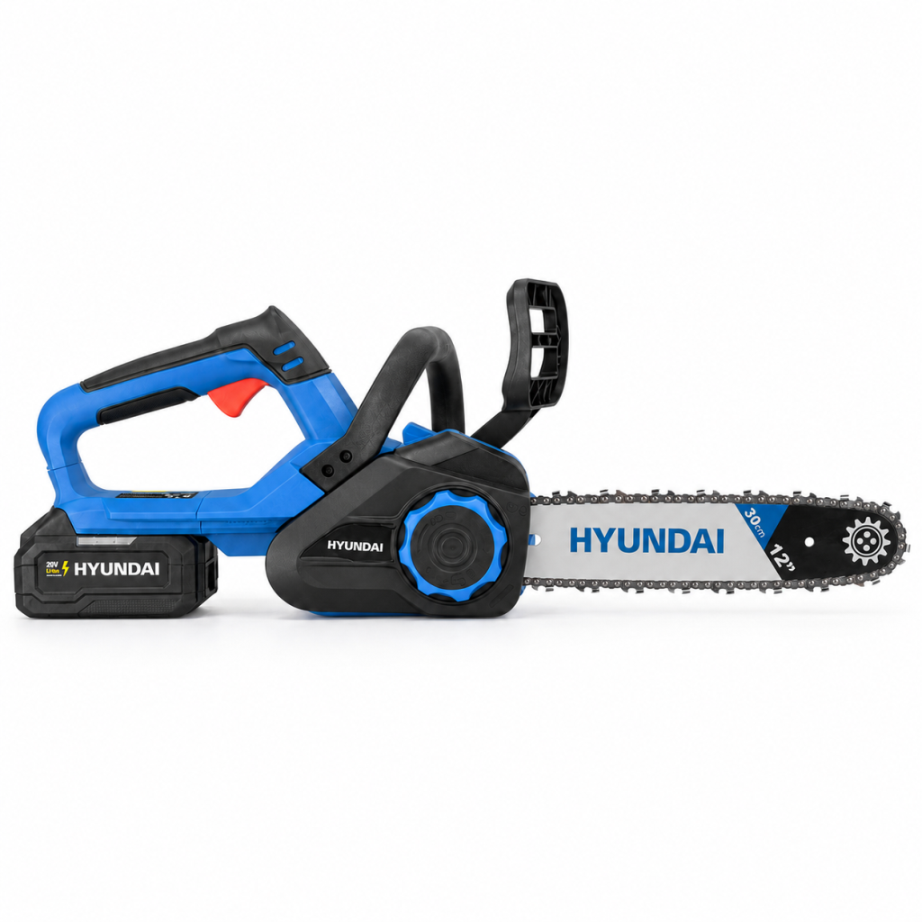 Hyundai HYC201LI 20V Akülü Zincirli Testere 2x4.0Ah Bataryalı 12 İnç