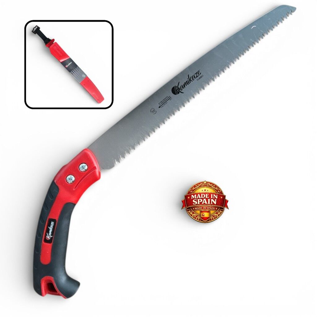 Kamikaze S-300H Düz Budama Testeresi 300 mm – Japon Diş, SK-4 Çelik, Kılıflı (İspanya)