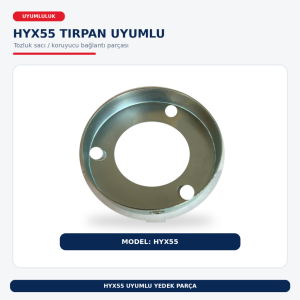 HYX55 Tırpan Tozluk Sacı 25×81 mm – 40×71,5 mm