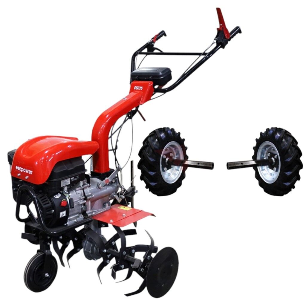 Escpower ESC75 Benzinli Çapa Makinası 7 Hp – 2+1 Şanzımanlı (Tekerlek Takımı Dahil)