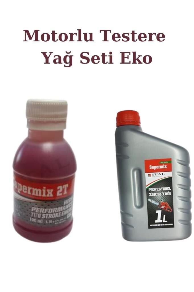 Motorlu Testere Yağ Seti Eko