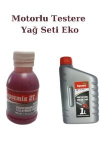Motorlu Testere Yağ Seti Eko