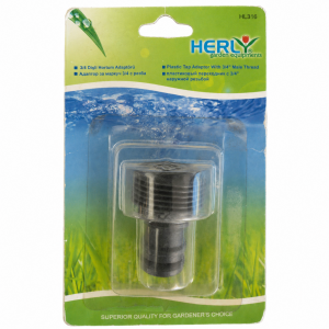Herly HL316 3/4'' Erkek Dişli Musluk ve Hortum Adaptörü