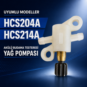 Hyundai HCS214A / HCS204A Akülü Budama Testeresi Yağ Pompası