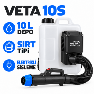 Veta 10S 10 L Sırt Tipi Elektrikli Sisleme ve İlaçlama Makinesi