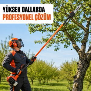 Echo PPT-2620ES Benzinli Teleskopik Yüksek Dal Kesme Testeresi 25,4 cc 30 cm