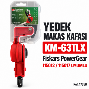 KM-63TLX, Fiskars 115012 ve 115017 Uyumlu Yedek Makas Kafası