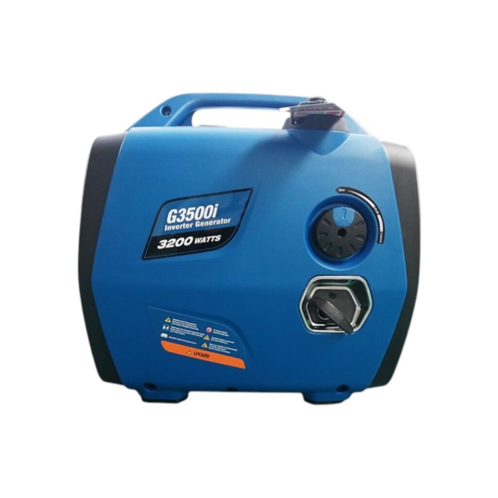 Hyundai G3500i İnverter Jeneratör 3.5 kW 230V 50Hz 8L 12V 13.9A İpli 26.5kg