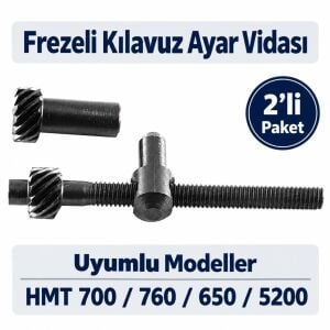 Hyundai 700/760/650 Uyumlu Frezeli Kılavuz Ayar Vidası 2’li Paket
