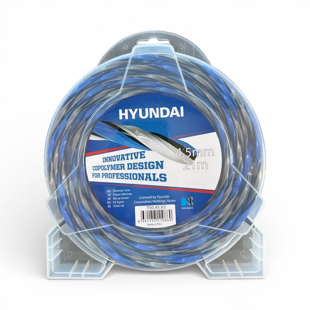 Hyundai Super Triple Tırpan Misinası 4.5 mm 21 m – Kopolimer Profesyonel Misina