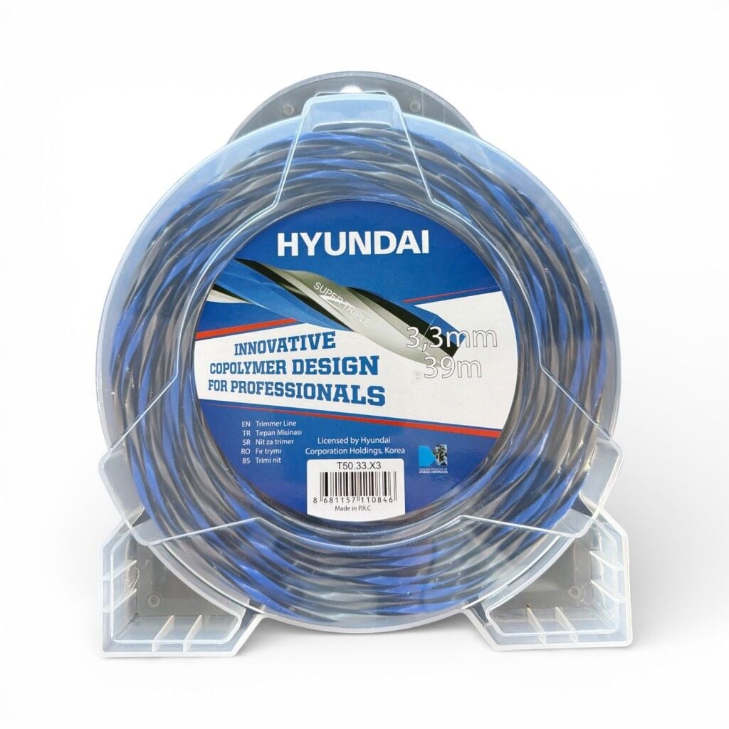 Hyundai Super Triple Tırpan Misinası 3.3 mm 39 m – Kopolimer Profesyonel Misina