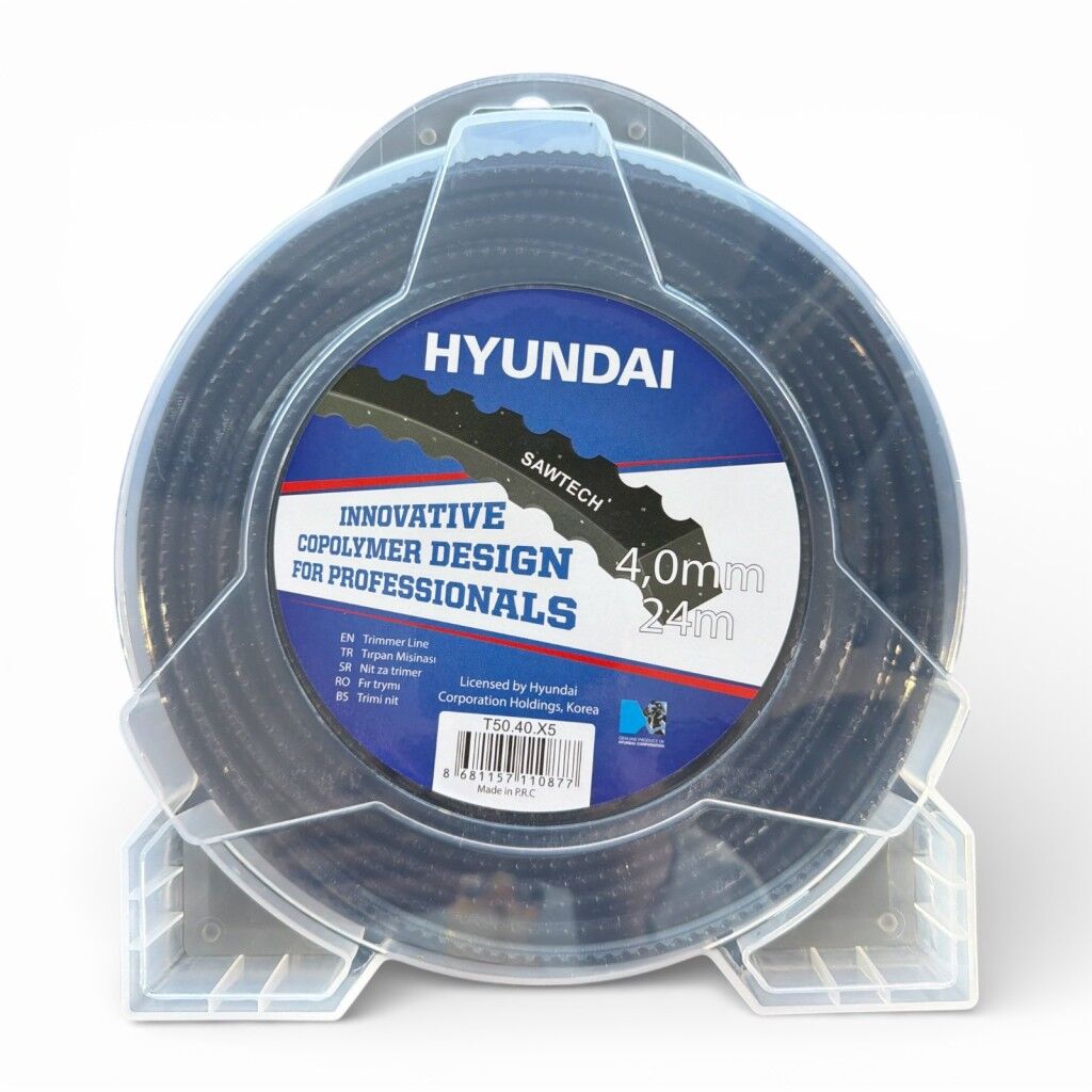 Hyundai Sawtech Tırpan Misinası 4.0 mm 24 m – Kopolimer Profesyonel Misina