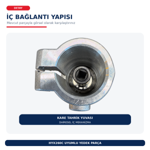HYX260C Uyumlu Komple Redüktör