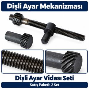 ORAC/445/460/561 Hyundai H859 Uyumlu Motorlu Testere Kılavuz Ayar Vidası Seti 2’li Paket