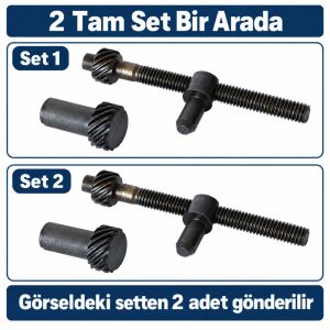 ORAC/445/460/561 Hyundai H859 Uyumlu Motorlu Testere Kılavuz Ayar Vidası Seti 2’li Paket