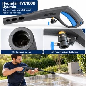 HYB100B Uyumlu Basınçlı Yıkama Tabancası 160 Bar