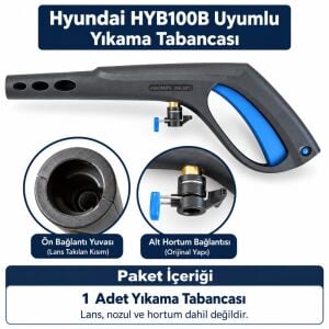HYB100B Uyumlu Basınçlı Yıkama Tabancası 160 Bar
