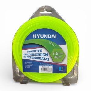 Hyundai HexCut Tırpan Misinası 3.3 mm 46 m – Altıgen Kopolimer Misina