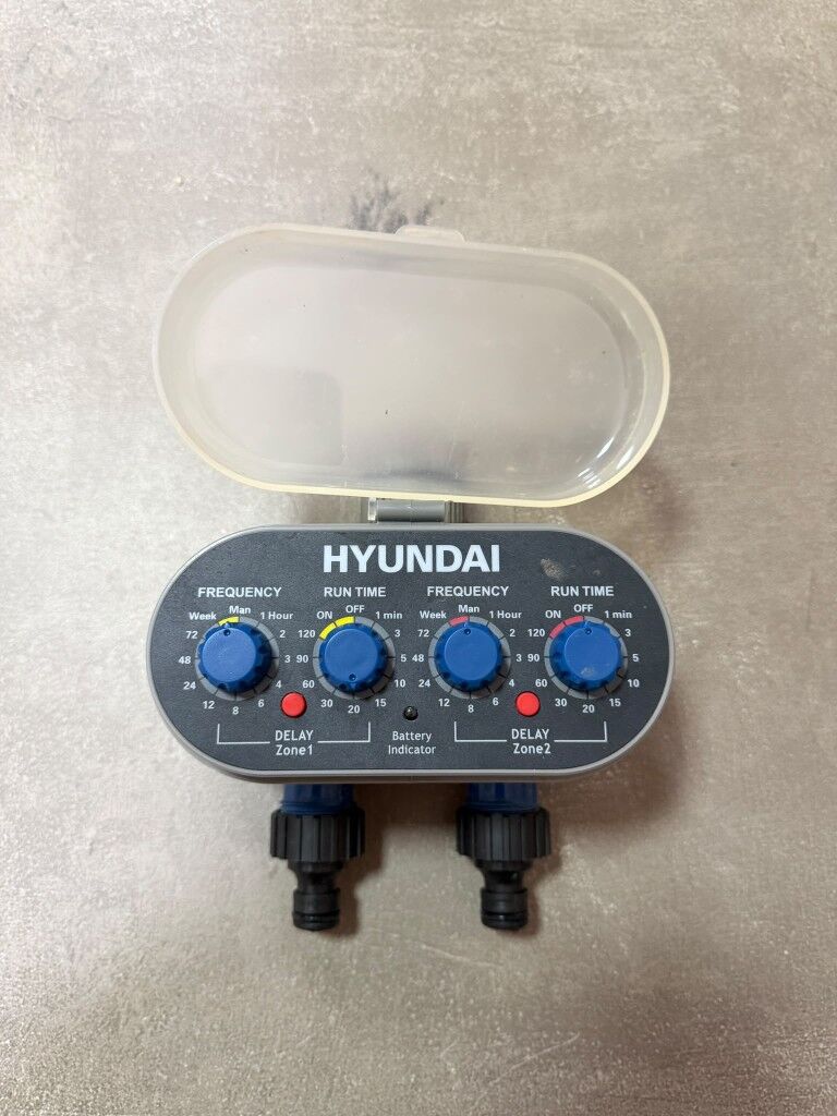Hyundai G21010 Manuel Sulama Zamanlayıcı Çift Çıkışlı Mekanik Ayarlı Saat Teşhir Ürünü