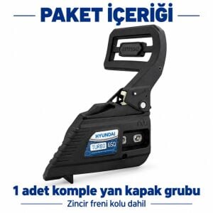 Turbo 650 Motorlu Testere Komple Yan Kapak Zincir Freni Kollu
